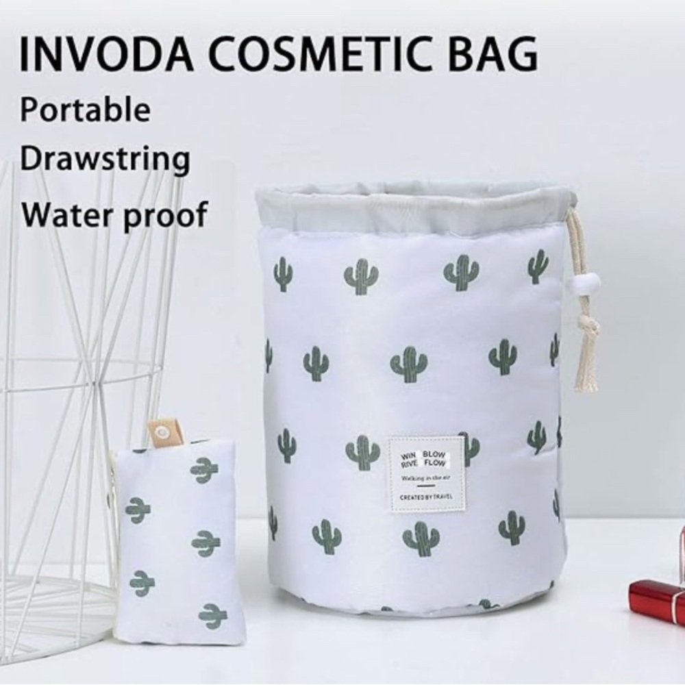 Cactus Print Drawstring Bag - Picture 5 of 12